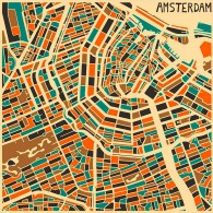 Карта Амстердама