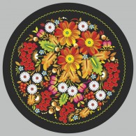 Петриковка орнамент с цветами